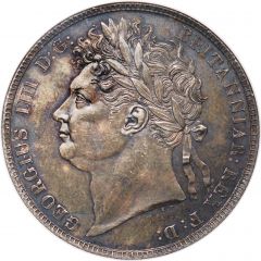 1/2 Crown - George IV 1st portrait, 2nd reverse