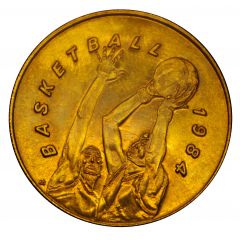 Token - SCRTD Fare Games of the XXIIIrd Olympiad Los Angeles 1984 - Basketball, Los Angeles, California
