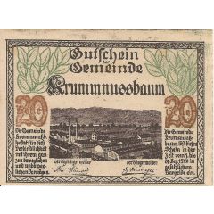 20 Heller Krummnussbaum