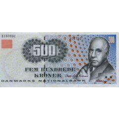 500 Kroner Famous Men and Women. Type 1