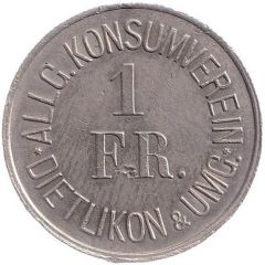 1 Franc - Allgemeiner Konsumverein Dietlikon & Umg.