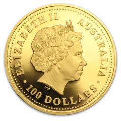 100 Dollars - Elizabeth II 4th Portrait - Australian Nugget - Gold Bullion Coin