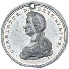 Medal - George III Royal Visit, white metal