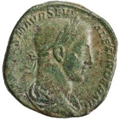 Sestertius - Severus Alexander P M TR P VI COS II P P S C