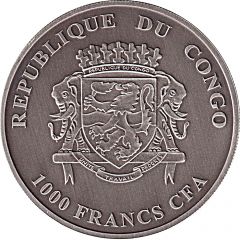 1000 Francs CFA Hippo