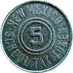 5 Mills - School Tax Token New Mexico