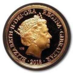 1 Sovereign - Elizabeth II Royal Christening