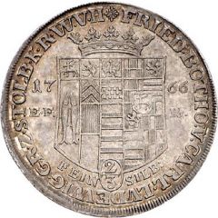 ⅔ Thaler - Christof Louis II and Frederick Botho