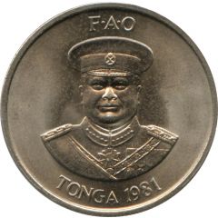 10 Seniti - Taufa'ahau Tupou IV FAO