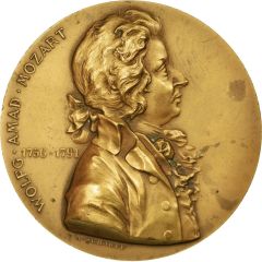Unveiling of Wolfgang Amadeus Mozart Monument Vienna