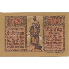 50 Heller St. Johann in Tirol