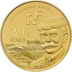 20 Euros Pierre de Coubertin
