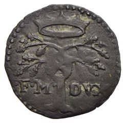 Quattrino - Francis Maria II Eagle; linear legend