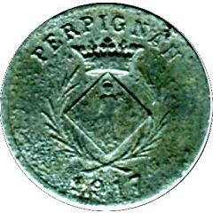 5 Centimes - Chambre Syndicale des Commerçants - Perpignan [66] Zinc