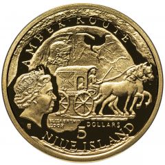 5 Dollars - Elizabeth II - Amber route: Kaliningrad