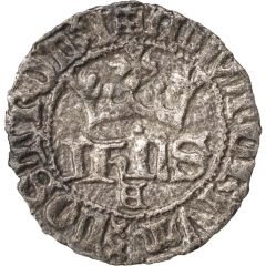 1/2 Real of 10 Soldos - João I €-Évora mint