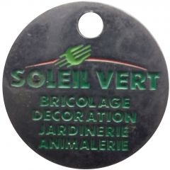 Jeton de chariot `Soleil Vert`
