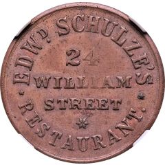 Cent - Civil War Merchant - Schulze`s Restaurant New York, NY