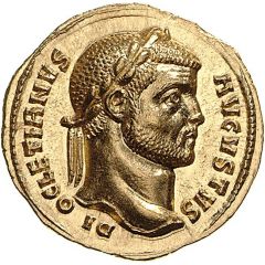Aureus - Diocletian P M TR P P P, Cyzicus