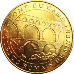 Monnaie de Paris Tourist Token - Pont du Gard Aqueduc Romain de Nîmes