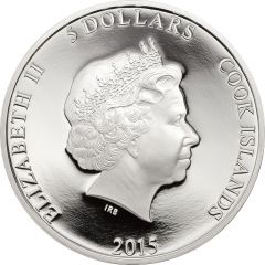 5 Dollars - Elizabeth II Grizzly and Salmon