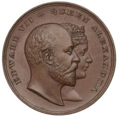 Medal - Edward VII Coronation, Pope & Co, bronze