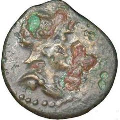 Bronze with horseman MEDIO