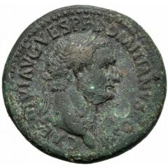 Sestertius - Domitian PAX AVGVSTI S C, Pax