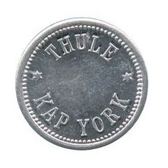 5 Øre Thule-Kap York, without center hole