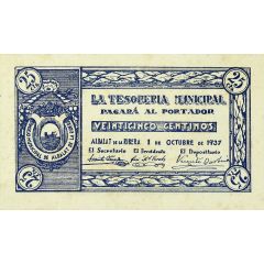 25 Céntimos Albalat de la Ribera