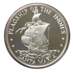 Medal - Christopher Columbus Santa Maria - Flag Ship on the Indies