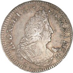 1/2 Ecu of Bearn with 8 Ls - Louis XIV