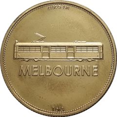 Medal - Australia - Melbourne Tram Tourist Souvenir