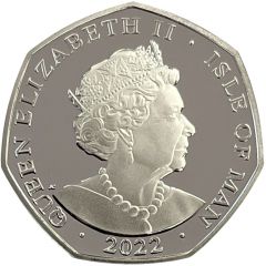 50 Pence - Elizabeth II Platinum Jubilee - God Save the Queen, Silver Proof