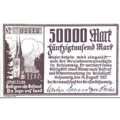 50 000 Mark Kreis Schleswig