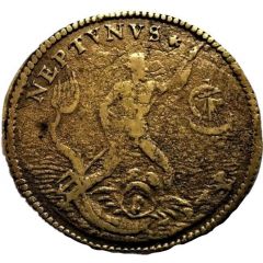 Rechenpfennig - Neptune, Hercules and Pallas Hans Krauwinckel