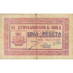 1 Peseta Mula