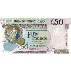 50 Pounds Bank of Ireland