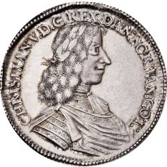 1 Speciedaler - Christian V Danish East India Co. Trade coinage