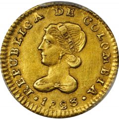 1 Escudo Republic of Colombia