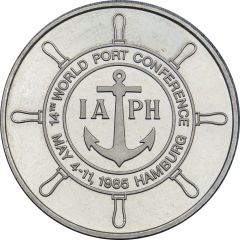 Medal - World Port Conference, Hamburg
