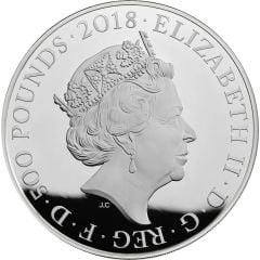 500 Pounds - Elizabeth II Armistice, Silver Proof