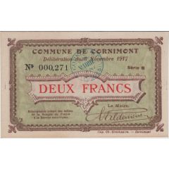 2 Francs - Commune de Cornimont [88]