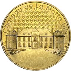 Monnaie de Paris Tourist Token - Château de La Motte Tilly Façade sud