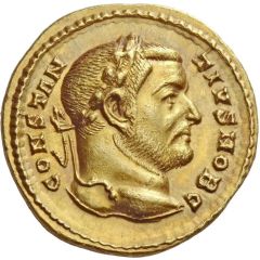 Aureus - Constantius I Chlorus CONSERVATORES AVGG ET CAESS NN; Treveri