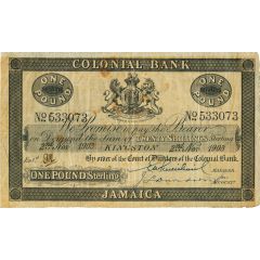 1 Pound Colonial Bank
