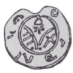 Denier Bracteate - Mieszko III the Old Gniezno or Kalisz mint