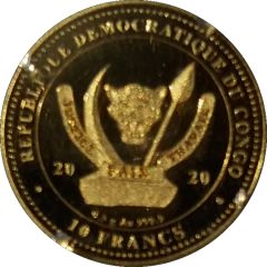 10 Francs Centenary of the Birth of Pope John Paul II