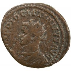 Antoninianus - Diocletianus PAXX AVGG, Minerva