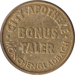 Bonus Taler - City Apotheke and Apotheke am Hermges Mönchengladbach